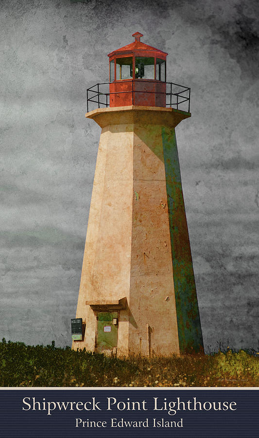 Lighthouse Photograph - Shipwreck Point Lighthouse #1 by WB Johnston