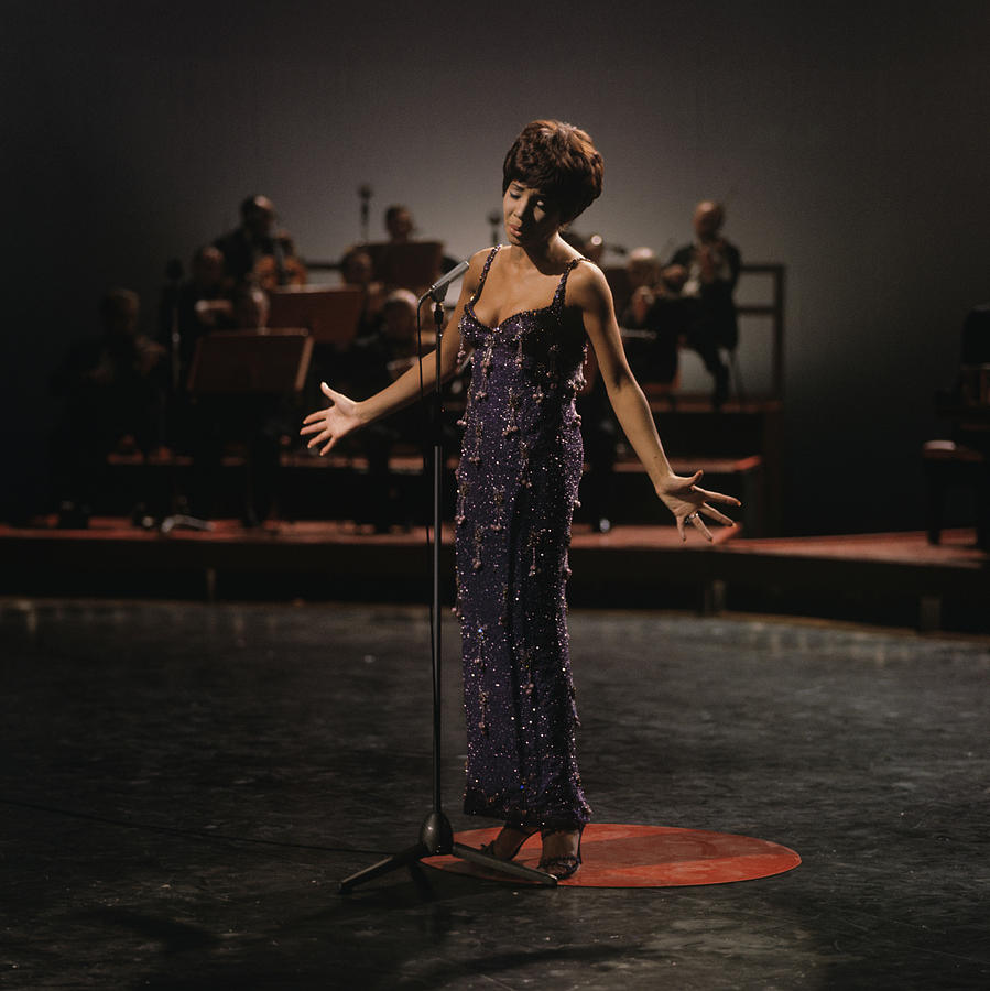 Shirley Bassey Performs On Tv Show #1 Photograph by David Redfern