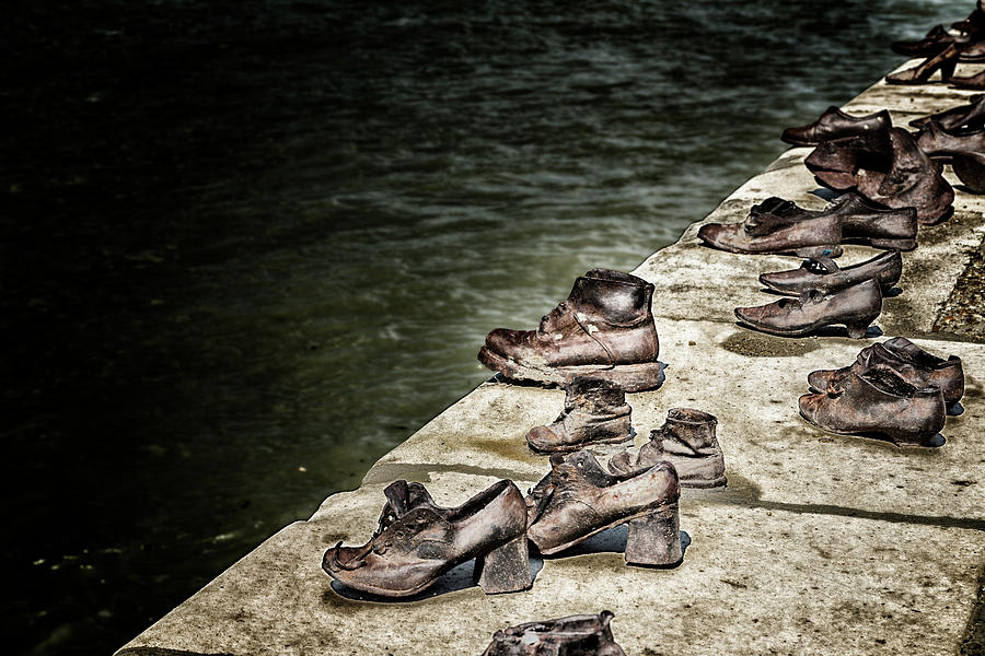 Shoes on the Danube Bank in Budapest #1 Photograph by Vivida Photo PC