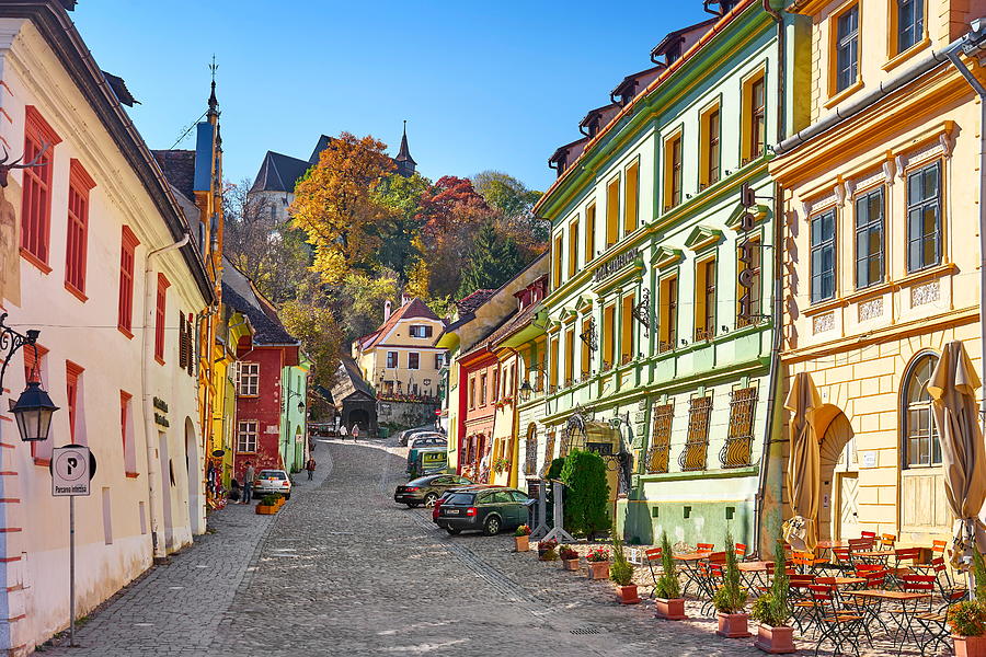 Sighisoara Old Town, Transylvania Photograph by Jan Wlodarczyk - Fine ...