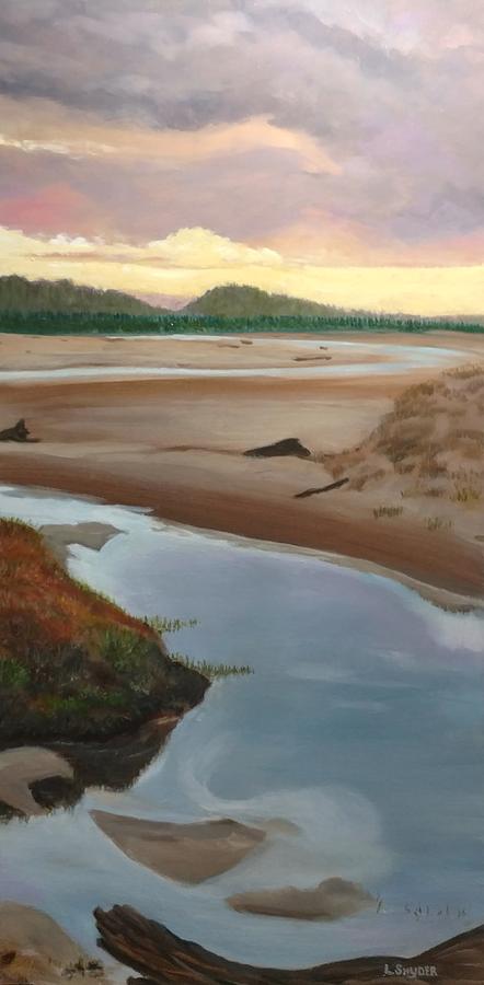 Siltcoos Dawn #2 Painting by Liz Snyder