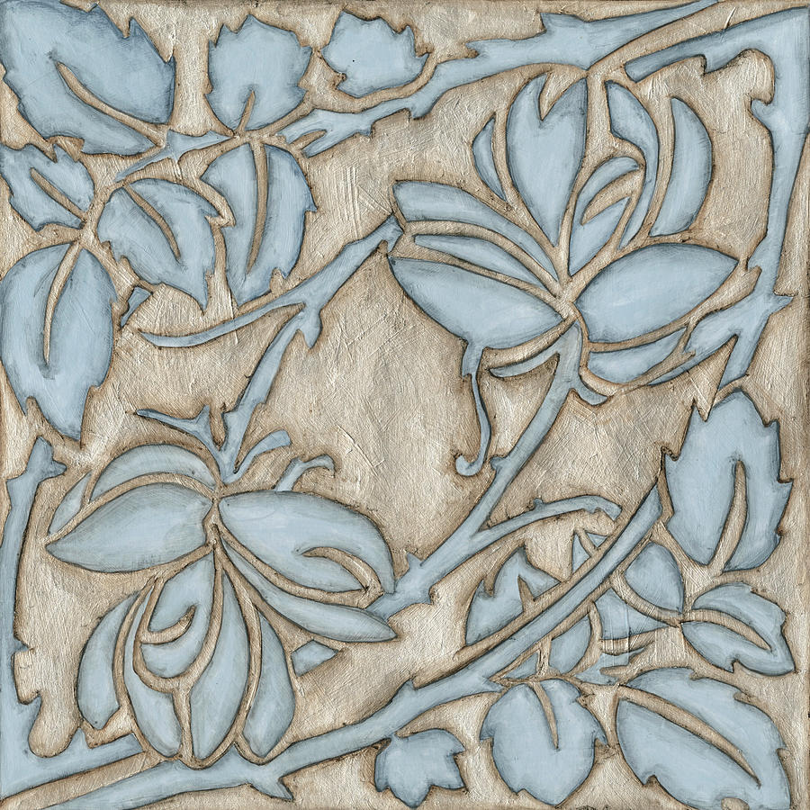 Flower Painting - Silver Filigree Ix #1 by Megan Meagher
