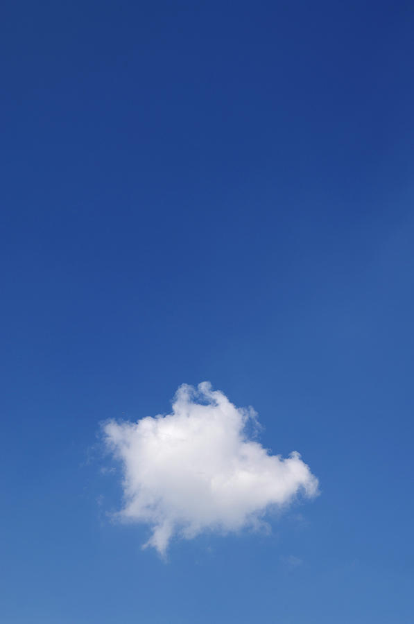 Single Cloud #1 Photograph by Lisavalder