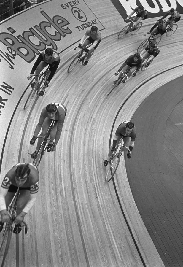 Six Day Cycling Race #1 Photograph by A. Hudson