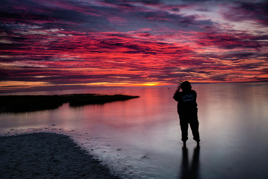 Skaket Beach Sunset #2 Photograph by Fran Gallogly