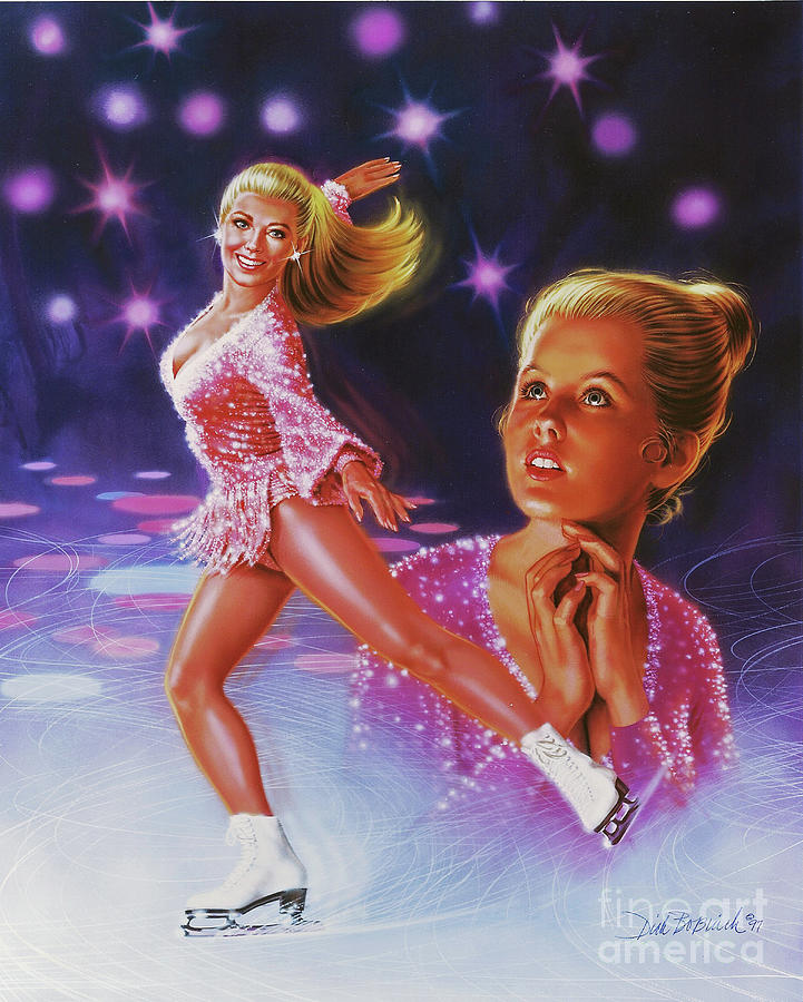 Skaters Dream Painting by Dick Bobnick