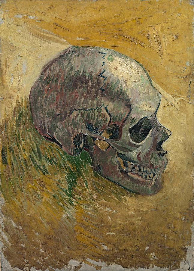 Skull. #1 Painting by Vincent van Gogh -1853-1890-