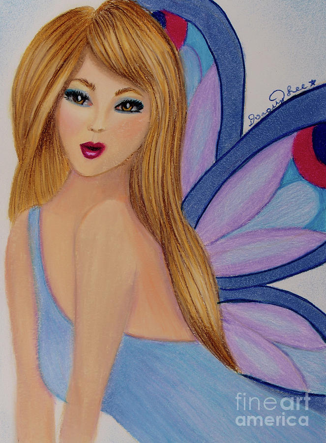 Sky Fairy #1 Drawing by Dorothy Lee