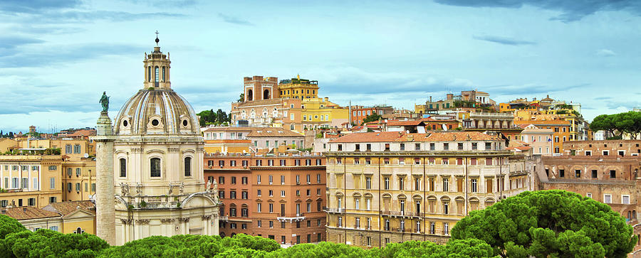 Skyline Of Rome, Italy #1 Photograph by Nikada