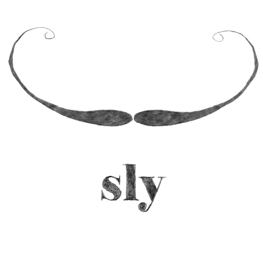 Mustache Painting - Sly #1 by Jason Johnson