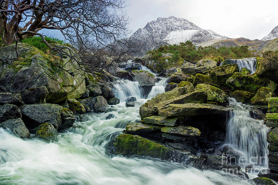 Snow Covered Tryfan by Ian Mitchell Snow Covered Tryfan by Ian Mitchell