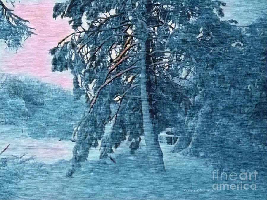 Snowbound #2 Digital Art by Kathie Chicoine