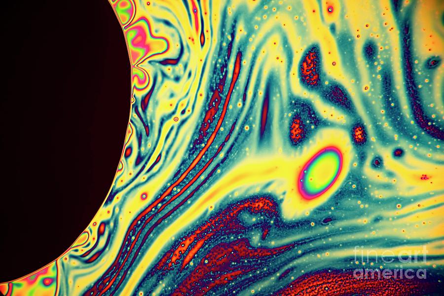 Soap Bubble Film Iridescence #1 Photograph by Frank Fox/science Photo Library