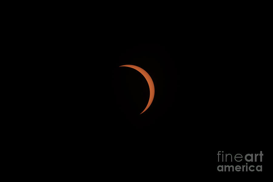 Solar Eclipse Waning Crescent Sun Photograph by Dwain Patton - Fine Art ...