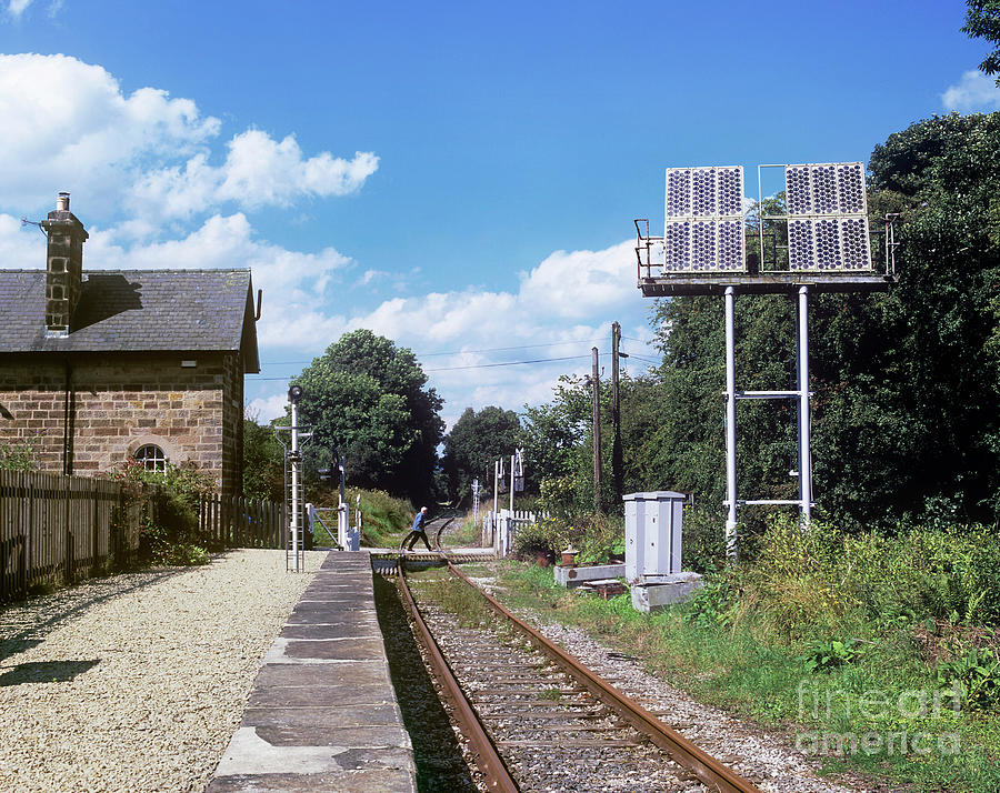 Solar Powered Level Crossing #1 Photograph by Martin Bond/science Photo Library