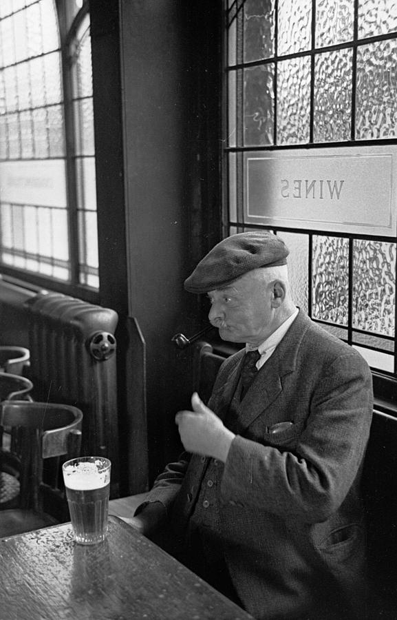 Solitary Drinker #1 Photograph by Bert Hardy