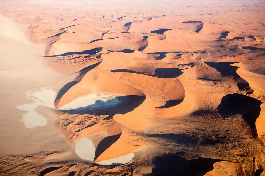 Abstract Photograph - Sossusvlei From The Air #1 by Ben McRae