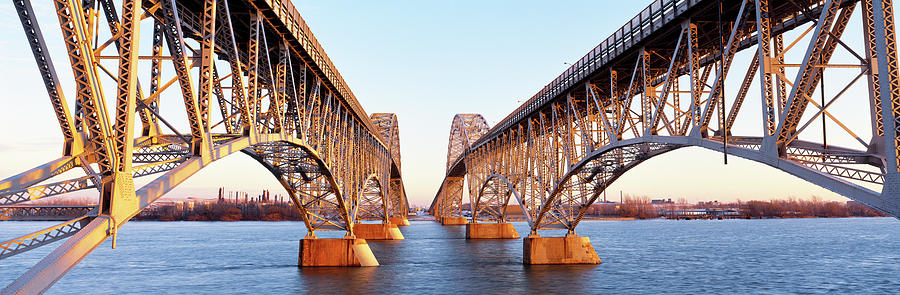 South Grand Island Bridges, New York #1 Photograph by Panoramic Images