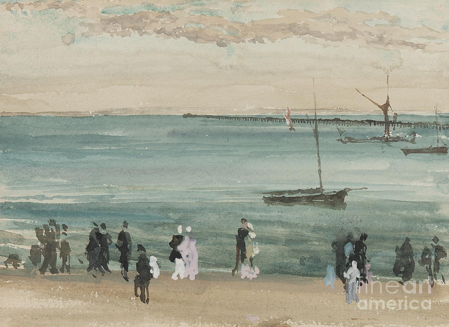 Southend Pier Painting by James McNeill Whistler
