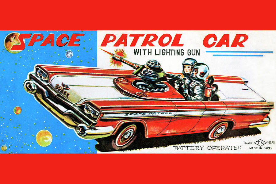 Space Patrol Car #1 Painting by Unknown