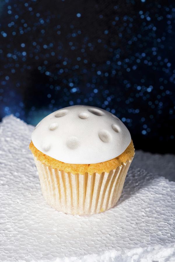 Space Themed Cupcake #1 Photograph by Adrian Britton