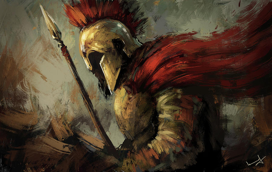 Spartan Painting - Spartan by Imad Ud Din