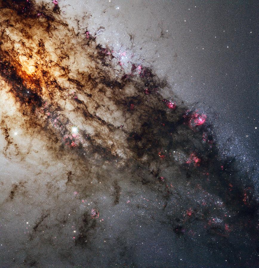 Spectacular Hubble view of Centaurus A #1 Painting by Celestial Images