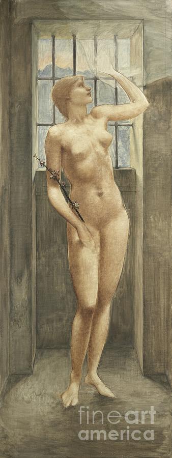 Spes, Or Hope In Prison Painting by Edward Burne-Jones