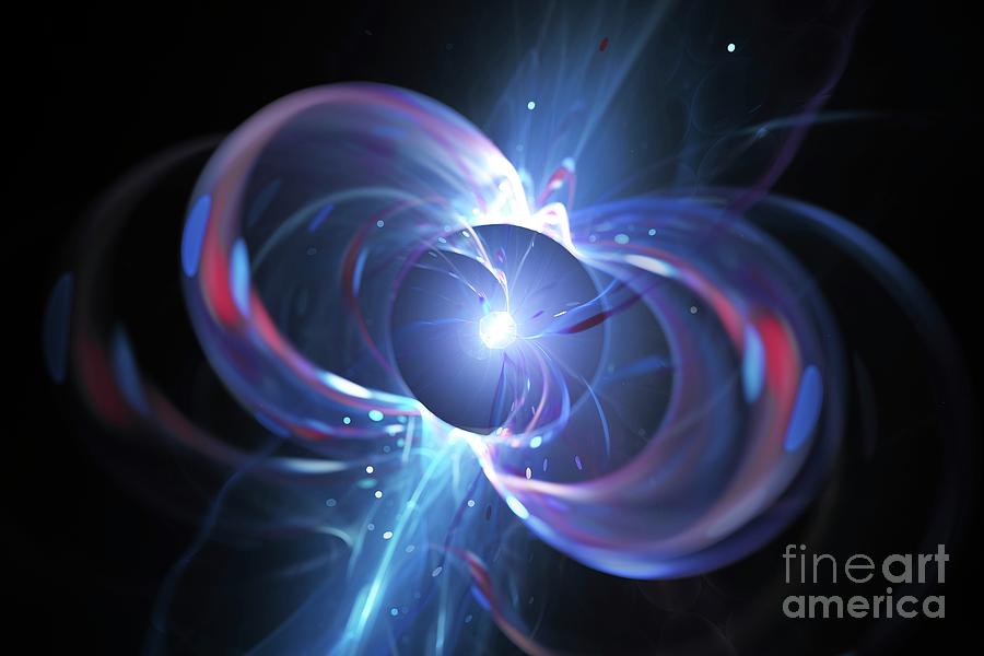 Spinning Neutron Star #1 Photograph by Sakkmesterke/science Photo Library