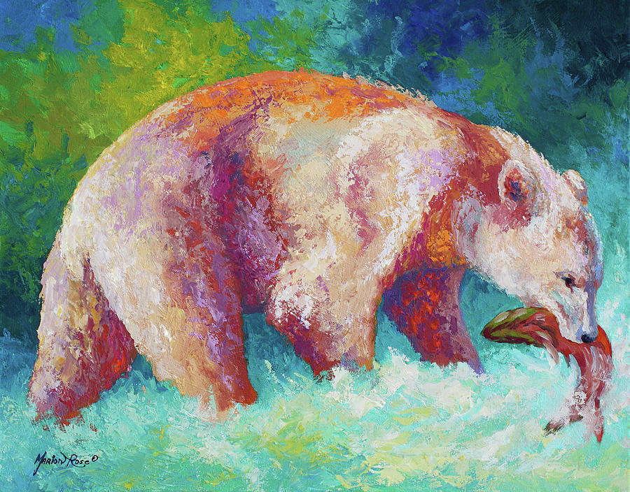 Wildlife Painting - Spirit Legend #1 by Marion Rose