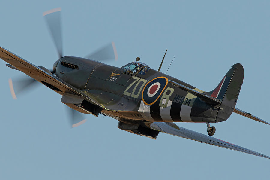 Spitfire MH434 #1 Photograph by Airpower Art