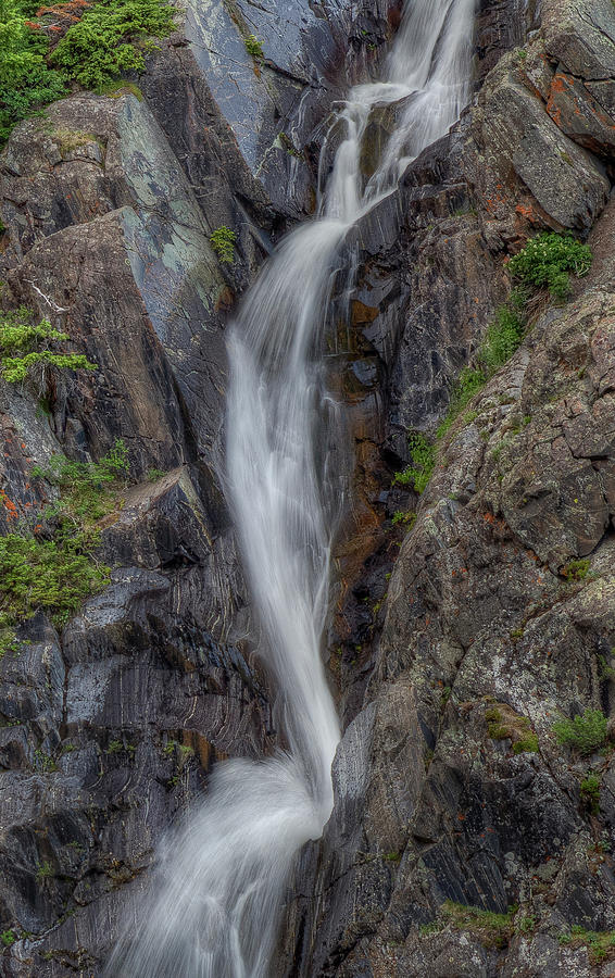 Waterfall Photograph - Splashwater Falls #1 by Bill Sherrell