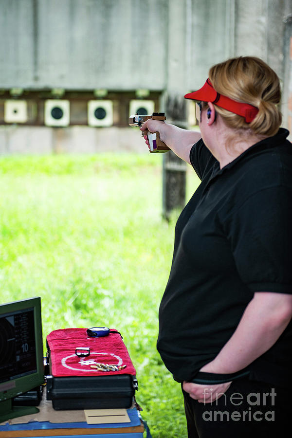 Sports Pistol Practice #1 Photograph by Microgen Images/science Photo Library