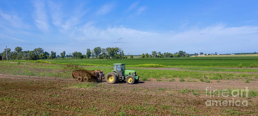 Spreading Manure #1 Photograph by Jim West/science Photo Library