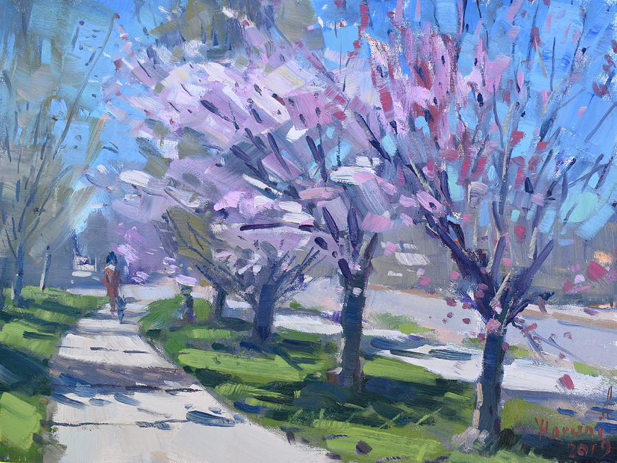 Spring Painting - Spring Blossom #1 by Ylli Haruni