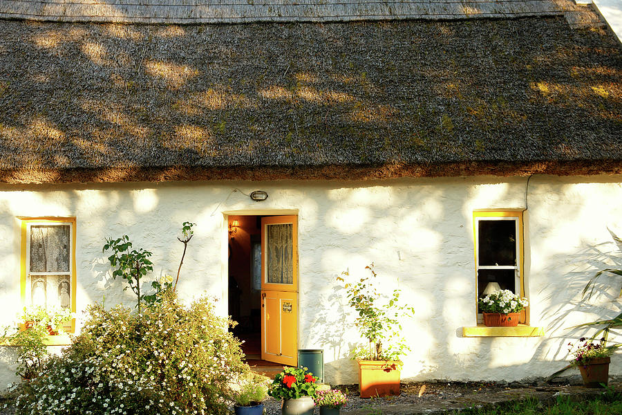 Authentic Irish cottage Photograph by Donald Verger - Fine Art America