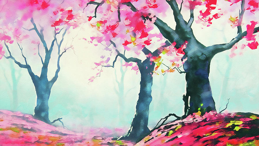 Spring Memories #1 Painting by AM FineArtPrints
