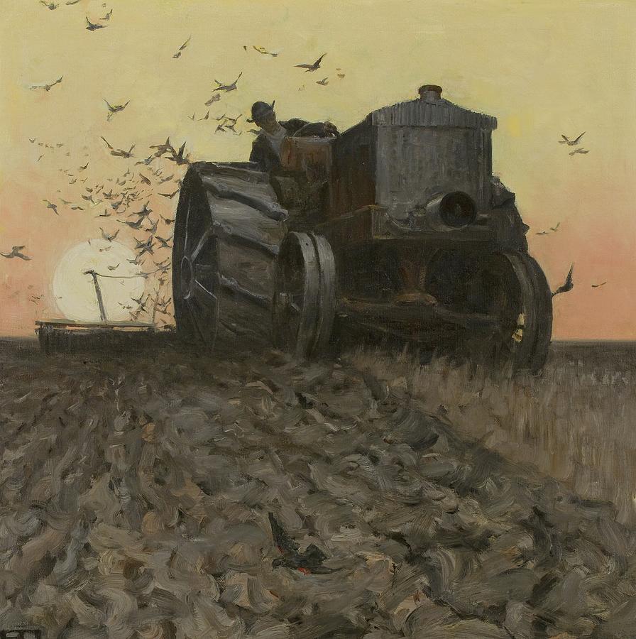 Spring Planting Painting by Harvey T. Dunn Spring Planting Painting by Harvey T. Dunn