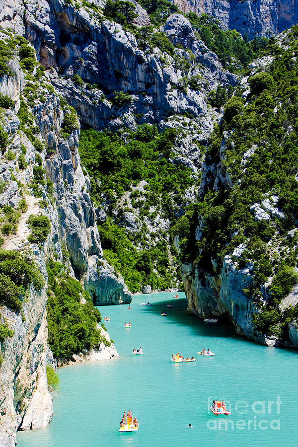 Activity Photograph - St Croix Lake Les Gorges Du Verdon by Richard Semik Activity Photograph - St Croix Lake Les Gorges Du Verdon by Richard Semik