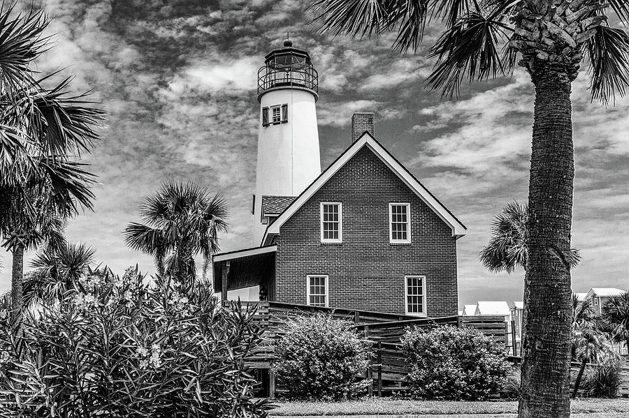 Lighthouse Photograph - St. George Island Lighthouse 1 by Randy Bayne Lighthouse Photograph - St. George Island Lighthouse 1 by Randy Bayne