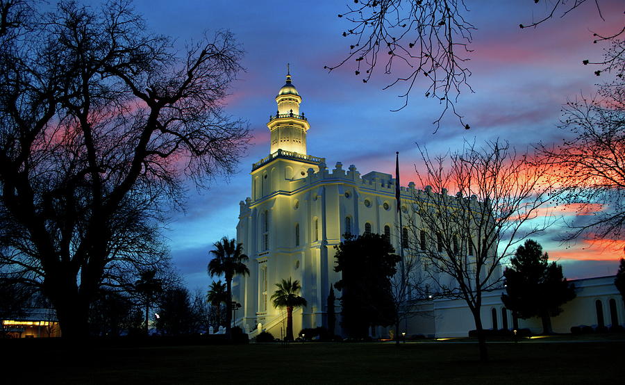 St. George Utah Temple #1 Photograph by Nathan Abbott