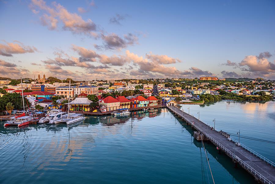 Architecture Photograph - St. Johns, Antigua Overlooking #1 by Sean Pavone