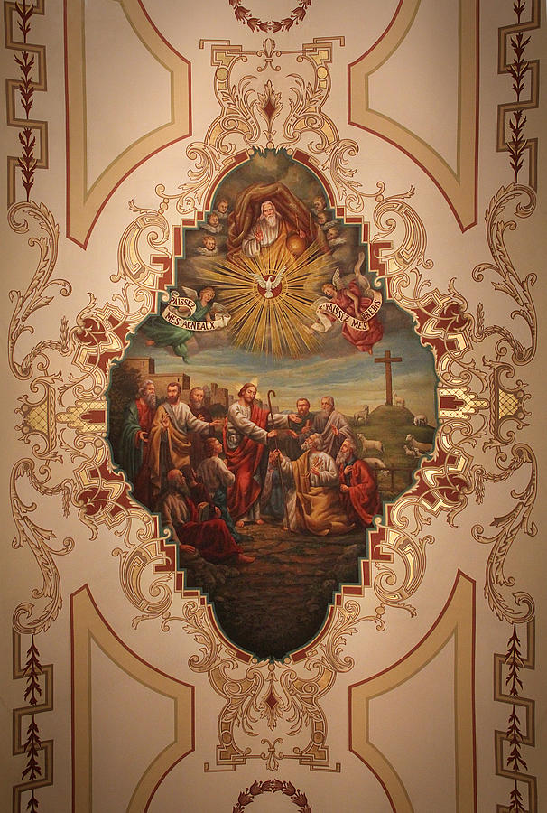 St Louis Cathedral Ceiling Art Paissez Mes Agneaux