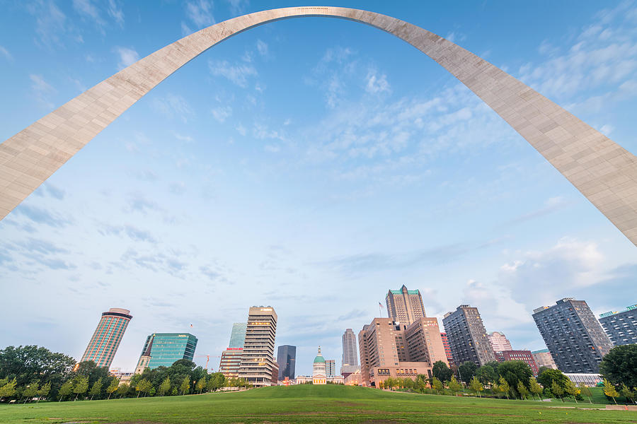 St. Louis Photograph - St. Louis, Missouri, Usa City Skyline #1 by Sean Pavone