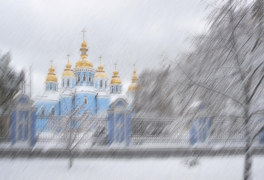 St. Michael\s Golden-domed Monastery #1 Photograph by Alexander Kiyashko