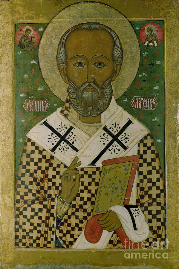 St. Nicholas Painting by Russian School - Fine Art America