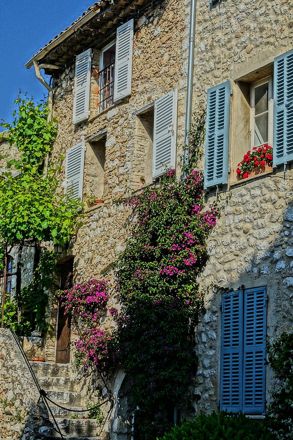 Sunny Morning in St. Paul de Vence Photograph by Patricia Caron