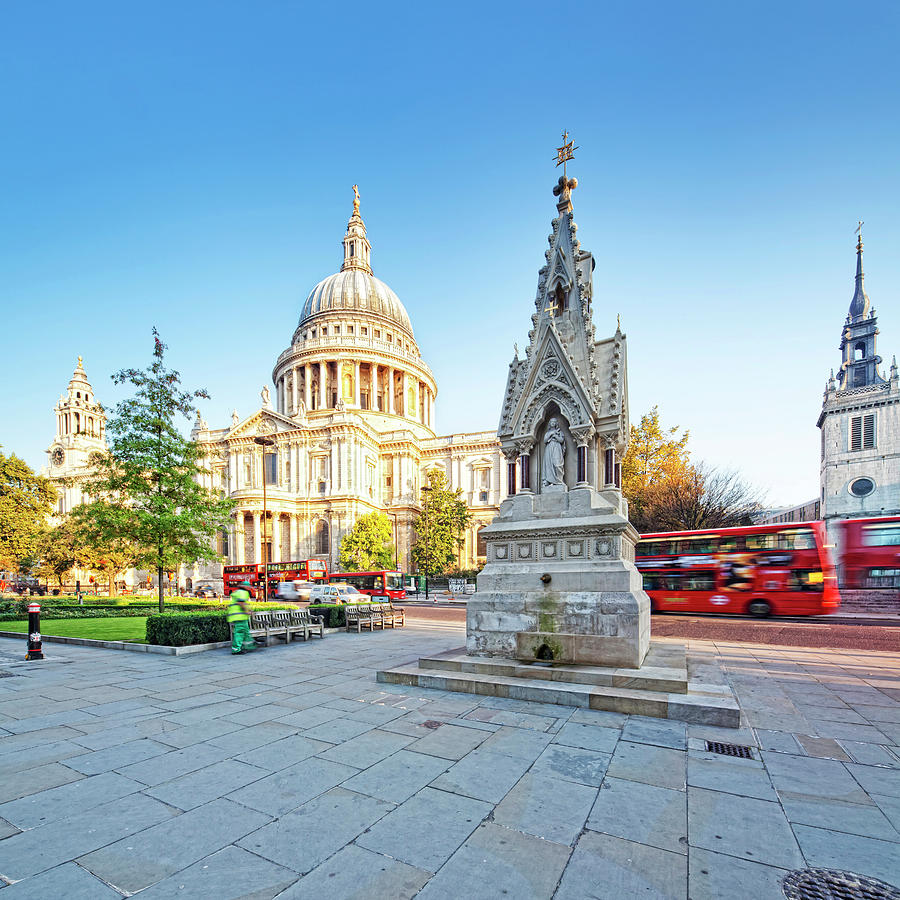 St Pauls Cathedral, London #1 Digital Art by Maurizio Rellini