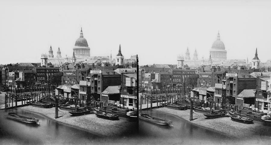 St Pauls Cathedral #1 Photograph by London Stereoscopic Company