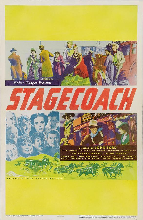 Stagecoach -1939-. #1 Photograph by Album